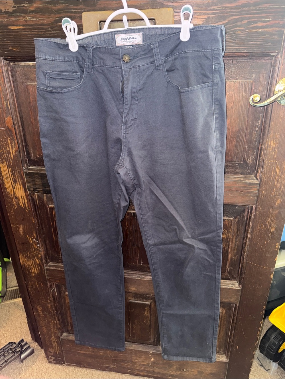Flag & Anthem Men's Navy Chino Pants - Slim Fit